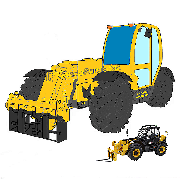 Vidro Parabrisa Frontal Manipulador JCB 535-125 540-170