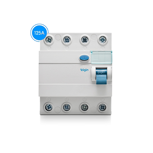 Interruptor Diferencial Residual Idr 30ma 4 Polos Elgin 125a - Elgin