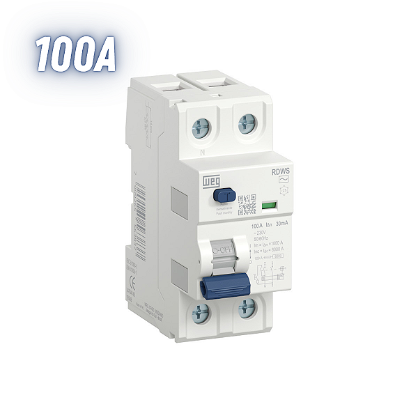Interruptor Diferencial Residual Idr 30ma 2 Polos Elgin 100a - Weg