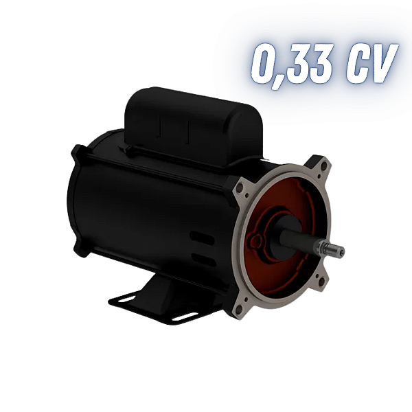 MOTOR PARA BOMBA DE PISCINA 1/3CV BIVOLT MONOFÁSICO W48J 110V/220V 0,33CV WEG