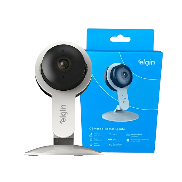Câmera Fixa Inteligente Wi-fi Full Hd Auto Falante - Elgin