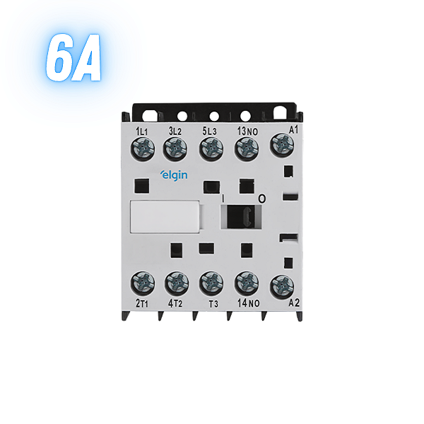 Mini Contator Industrial Bobina De 220v 6a - Elgin