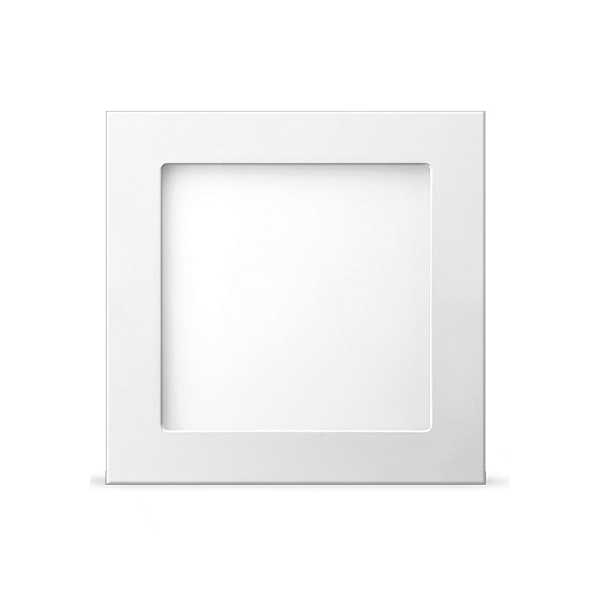 Luminária Painel LED Quadrado Embutir 18W 6500K Branca Fria Bivolt Elgin