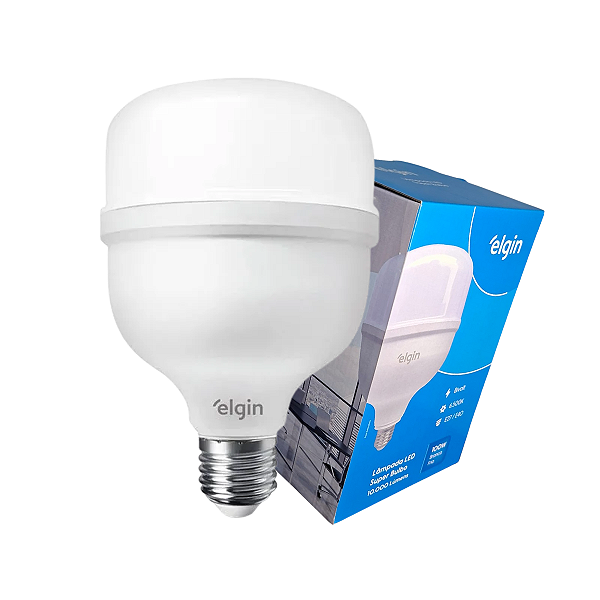 Lâmpada Super Bulbo LED 100W Branca Fria E27/E40 6500K Bivolt Elgin