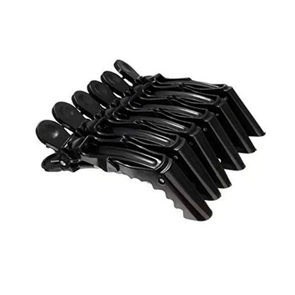 6 Presilha Jacaré Crocodilo Prendedor Articulado Profissional para Cabelo