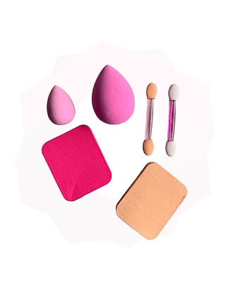 Kit 06 Itens Esponjinhas para Maquiagem