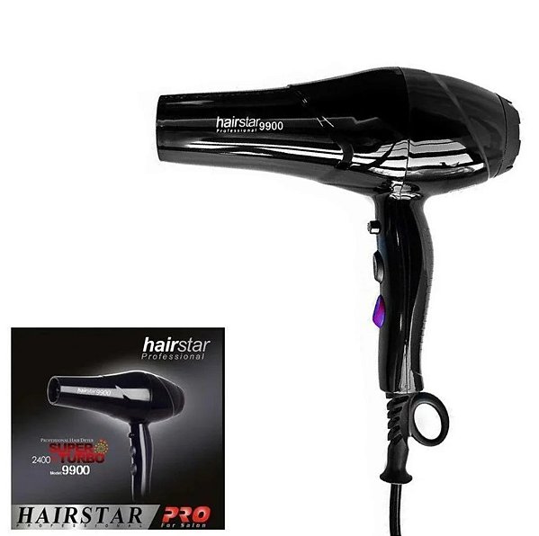 Secador Super Turbo de Cabelo Hairstar Profissional 9900 2400w