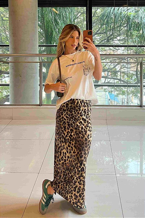 SAIA LONGA ANIMAL PRINT