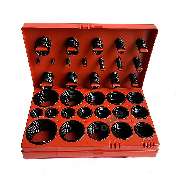 KIT ORING POLEGADA NBR 70 382pçs
