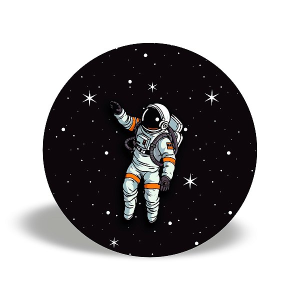 Mini Quadro 3D - Astronauta buscado estrela