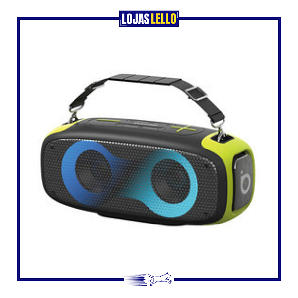 Caixa De Som Bluetooth Portatil Basike Subwoofer Ipx5 50w RAD019
