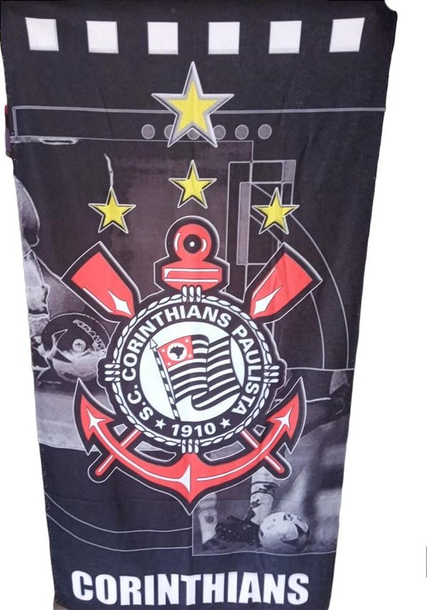 Toalha de praia do corinthians