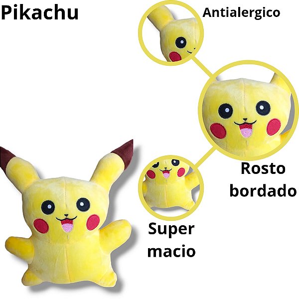 PICACHU, PELUCIA Bordada