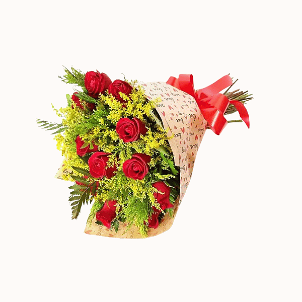 Buquê Amor Eterno de Rosas