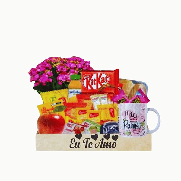 Cesta Café Mãe Te Amo