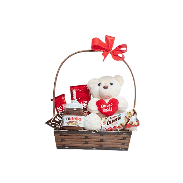Cesta Amor com Chocolate