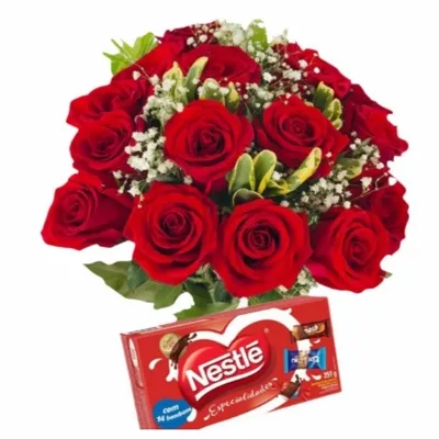 Buque Inspiração com Caixa Bombom Nestle