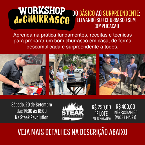 Workshop Churrasco Steak Revolution