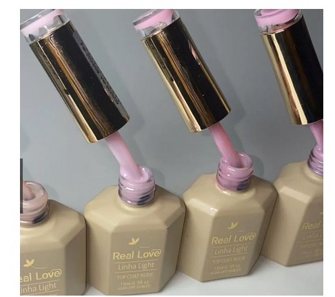 TOP COAT REAL LOVE NUDE VIDRO 15ml