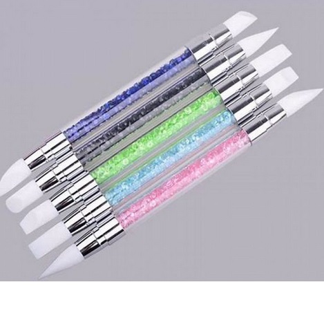 KIT PINCEL SILICONE BOLEADOR CAVIAR COM 5 UNIDADES