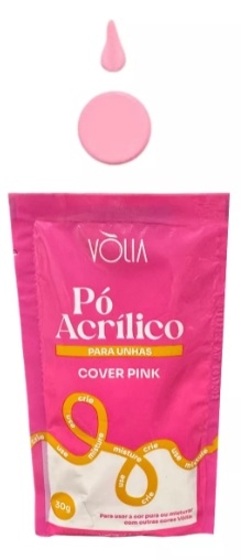 PÓ ACRÍLICO PARA UNHAS COVER PINK 30G
