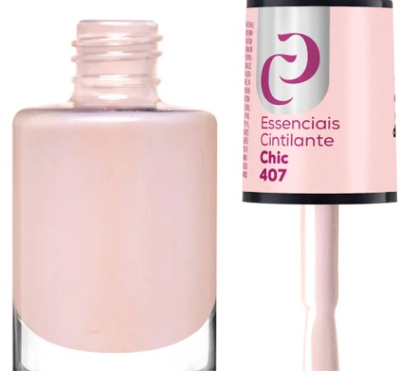 ESMALTE TRADICIONAL CORA CINTILANTE CHIC 10ml  407