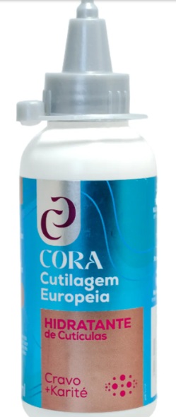 Hidratante de Cutícula Cora Cutilagem Européia Cravo + Karite Bico Aplicador 100ml