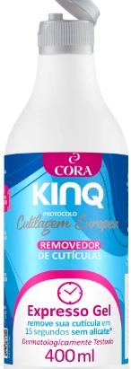 Removedor de Cutículas Cutilagem Europeia Cora (Kinq) Expresso Gel FlipTop 400ml