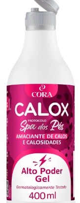 Amaciante de Calos e Calosidades Spa dos Pés Cora (Calox) Alto Poder Gel FlipTop 400ml