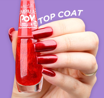 ESMALTE IMPALA ZEREI A TREND TOP COAT GLITTER 7,5ML