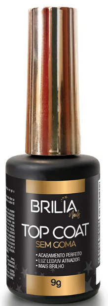 TOP COAT SEM GOMA BRILIA NAILS 9G