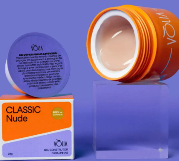 REFIL EM CÁPSULA BLISTER VÓLIA GEL CLASSIC NUDE 24G