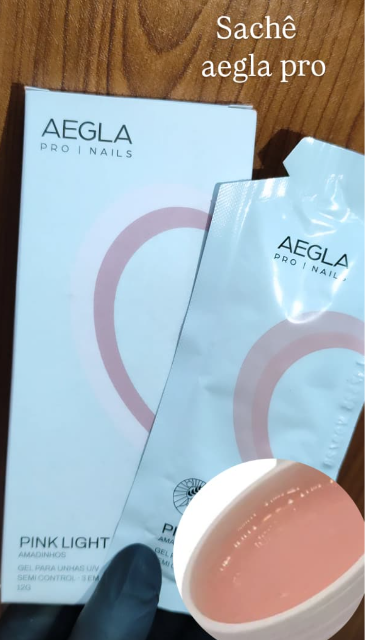 GEL PINK LIGHT AEGLA PRO NAILS SACHÊ 12G