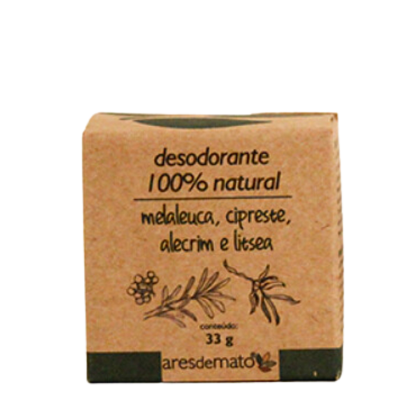 Desodorante Natural Melaleuca Creme 33g - Ares de Mato