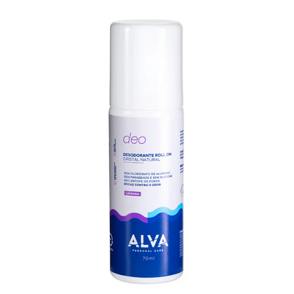 Desodorante Roll on Cristal Natural Lavanda Vegano 70ml