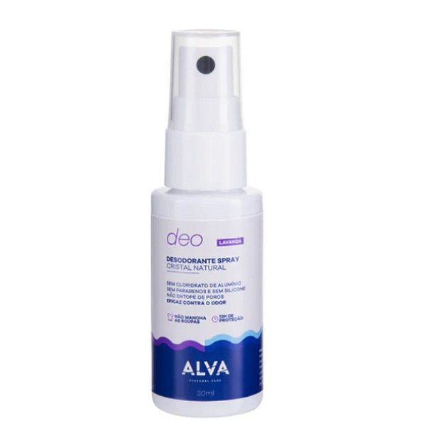 Desodorante Spray Cristal Natural Lavanda Vegano 30ml