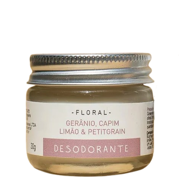 Desodorante Natural Cremoso Floral 30g ou 60g - Baobá