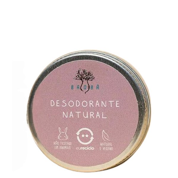 Desodorante Natural Cremoso Floral Vegano 60g - Baobá