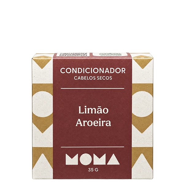 Condicionador Sólido Limão e Aroeira 45g - Cabelos Cacheados