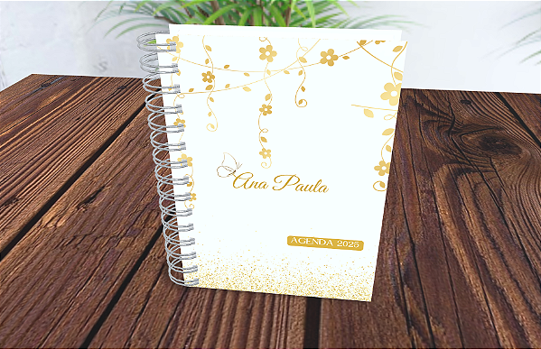 Agenda Personalizada modelo Feminino - 2 Dias por página