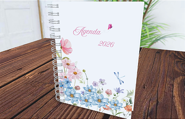 Agenda Personalizada Feminina - 1 Dia por página