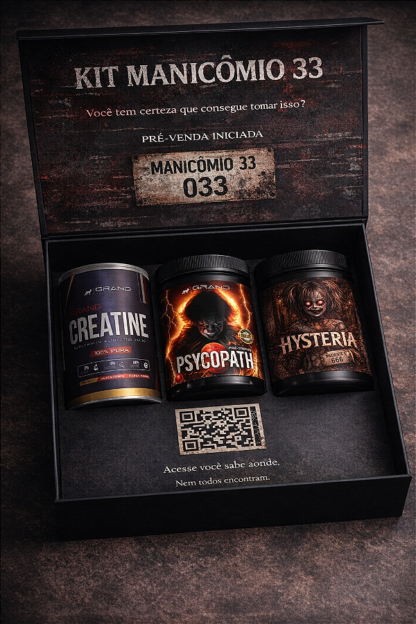 PRÉ VENDA - Kit Manicômio 33