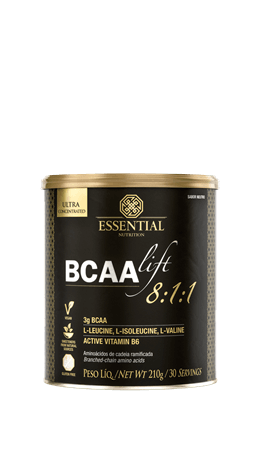 Bcaa Lift 8:1:1 Neutro Lata 210g 30 Doses Essential Nutrition