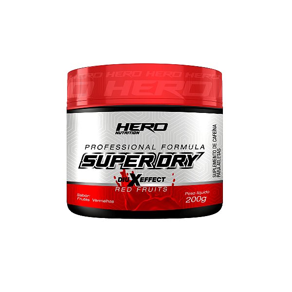 Super Dry Diuretic 200g Red Fruits Hero Nutrition