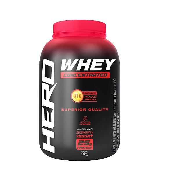 Hero Protein Whey Concentrado Strawberry Yogurt 900g Hero Nutrition