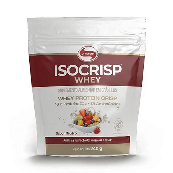 Isocrisp Whey Neutro Pouch 240g Vitafor