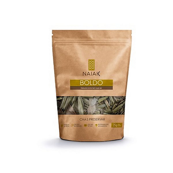 Chá de Boldo (Pneumus Boldus Molina) 25g Naiak