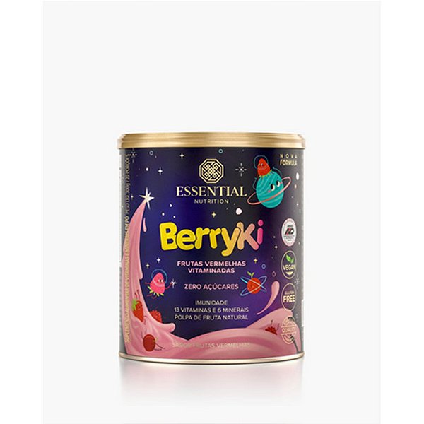 BerryKi Frutas Vermelhas Lata 300g Essential Nutrition
