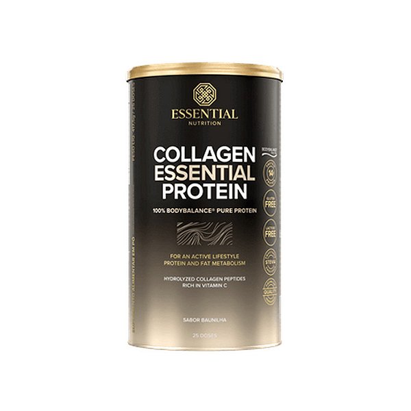 Collagen Essential Protein Baunilha Lata 25 Doses Essential Nutrition