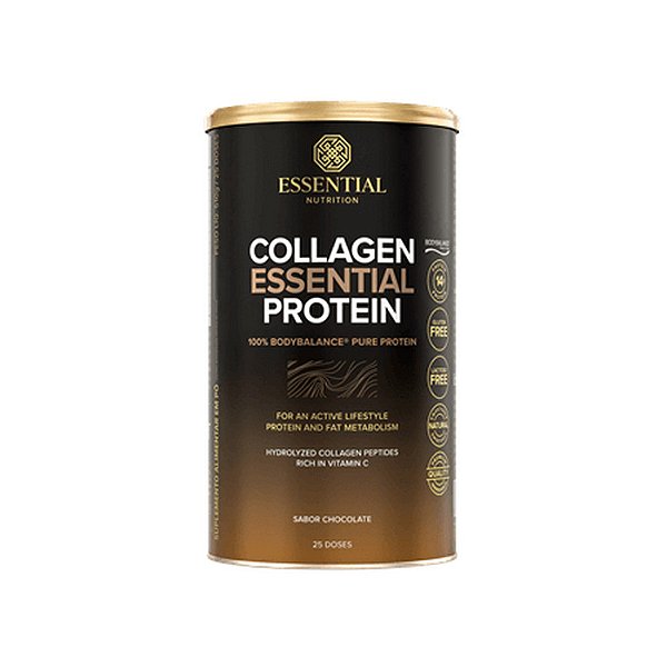 Collagen Essential Protein Chocolate Lata 25 Doses Essential Nutrition